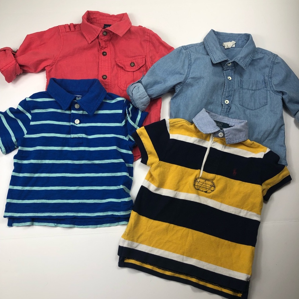 Toddler boys dress shirt bundle size 2T polo gap